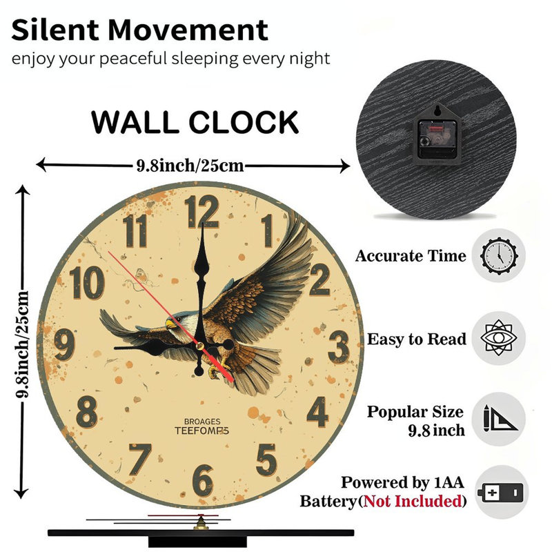 Horloge murale Vintage