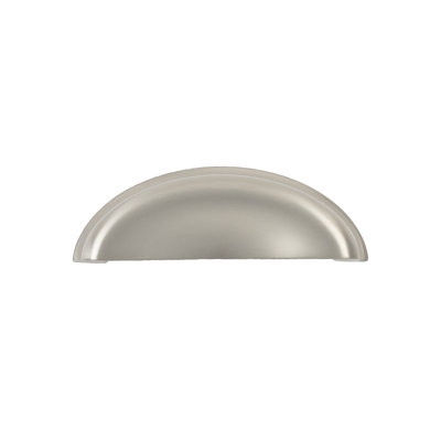 Fuller Collection Cup Pull - 3-3/4" Center to Center Cabinet Pull Stainless Steel - Traditional Hardware for Drawers & Cabinets