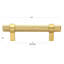 Poignée barre en acier massif GlideRite de Pinnacle Collection-55039662-110327091