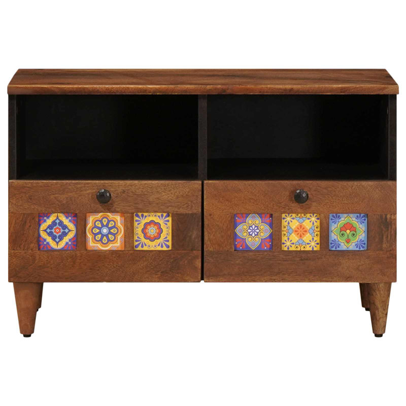Solid Wood Coffee Table with Storage