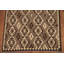 Tapis brun en laine réversible Kilim 5 x 6