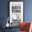 I Love My Bath Time - Art textuel avec cadre photo-1822069184-1822069185