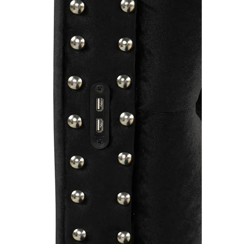 Lit B8009 Lux II (chargeur USB), Noir, Grand