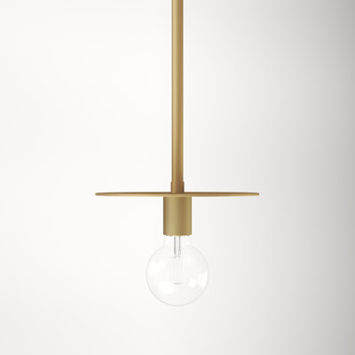 Sawvel Single Light Steel Dimmable Pendant