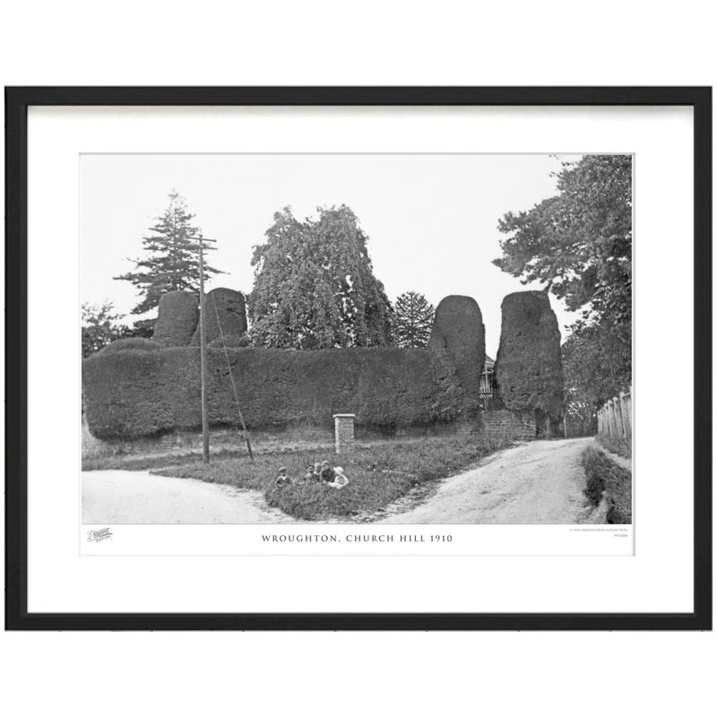 Wroughton, Church Hill 1910 - Single Picture Frame Print, 60cm H x 80cm W x 2.3cm D