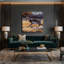 Faune sauvage, art mural sur toile mauve-620593265