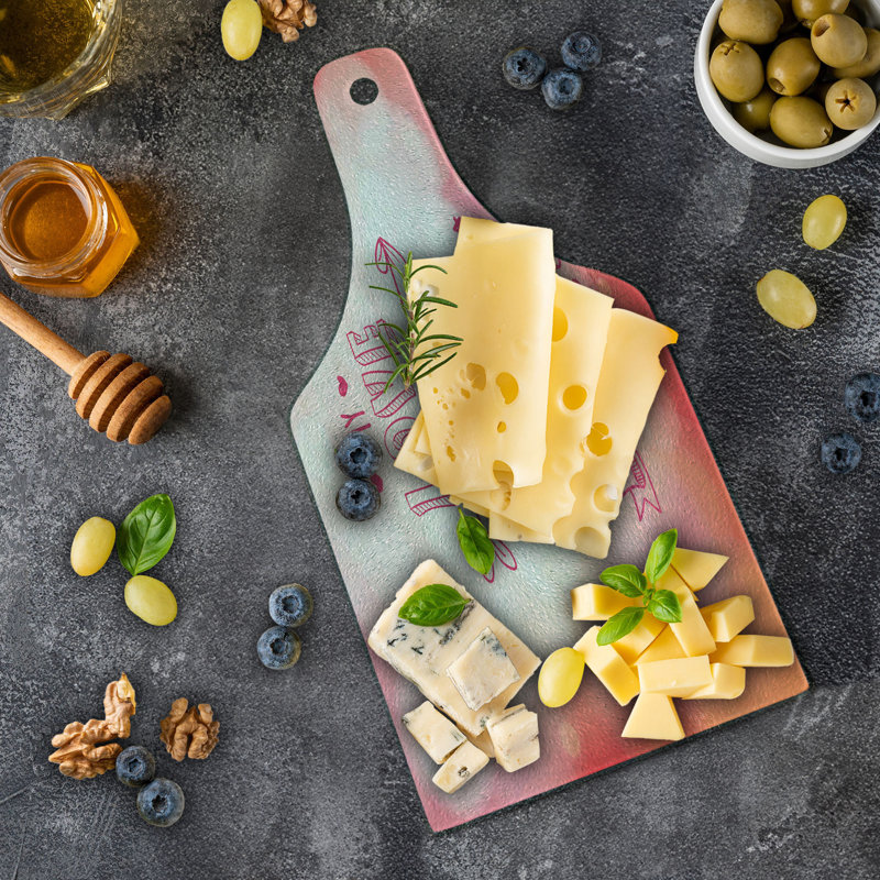Planche à découper en verre trempé Ambesonne