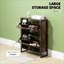 Armoire de rangement pour chaussures autoportante, armoire à chaussures pour vestibule