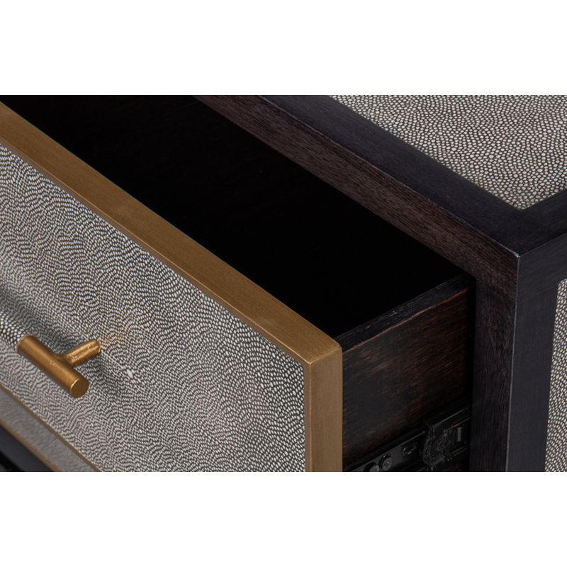 Horatio 2 - Drawer Solid Wood Nightstand