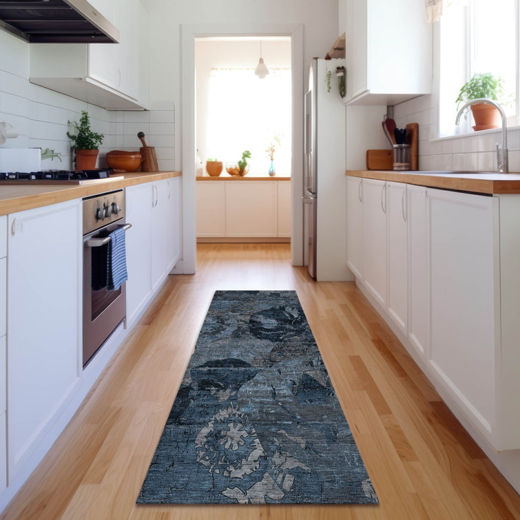 Premium Machine Washable Cerrito AMF555 Denim Rug
