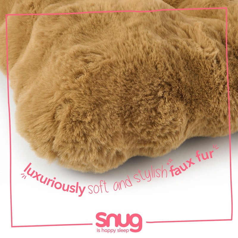 Super Snuggly Faux Fur Pet Bed, Large
