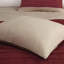Édredon rouge très grand - 3 pièces de coussin décoratif en faux suède, jupe de lit 7 pièces