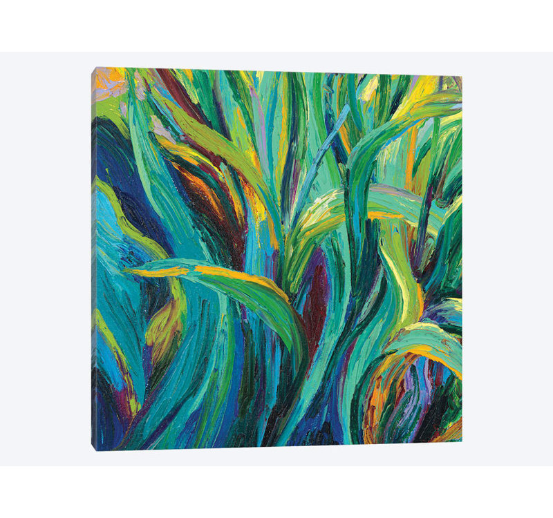 « gm 057 » par iris scott abstracts, impression sur toile, H 12 po x l 12 po x P 0,75 po, Toile tendue, Pas de tapis