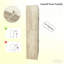 Garde-manger en bois de 72 po de hauteur avec support de porte et tablettes réglables-945726544