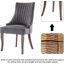 Chaise de salle à manger rembourrée Belice-968123626