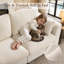 Canapé d'angle modulaire de 292 cm de profondeur avec pouf de rangement, canapé d'angle confortable en forme de nuage 4 pièces-1246490135