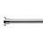 252cm Straight Fixed Shower Curtain Pole & Hook Set