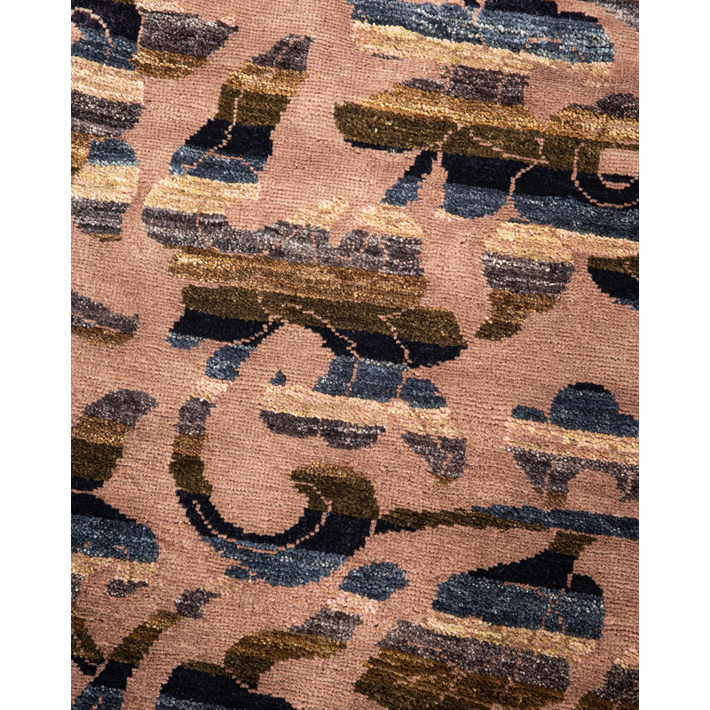One-of-a-Kind 4' 2" X 6' 0" Hand Knotted Area Rug