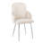 Jaquavia Fabric Upholstered Arm Chair in Cream-411498546-411498549