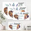 Hearted Shaped Valentine Feathers - reproduction sur toile-59710006-59710008
