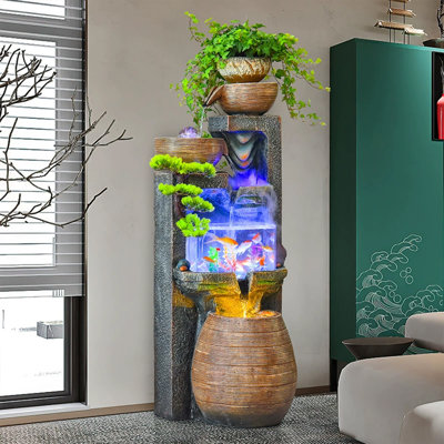 Acrylique + résine aquarium autoportant