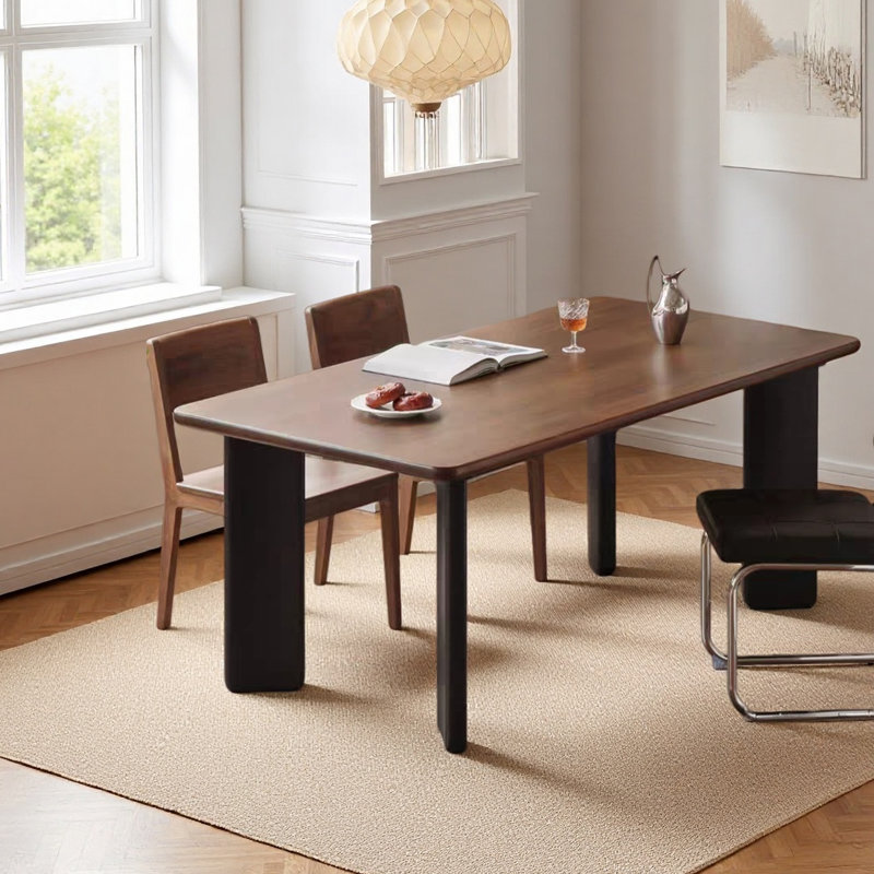Industrial style solid wood study desk
