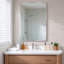 Set of 2  Rectangle Metal Framed Wall Mirror Bathroom Mirror Dresser Mirror, 91×61 cm/120×55 cm-973582961-973582967