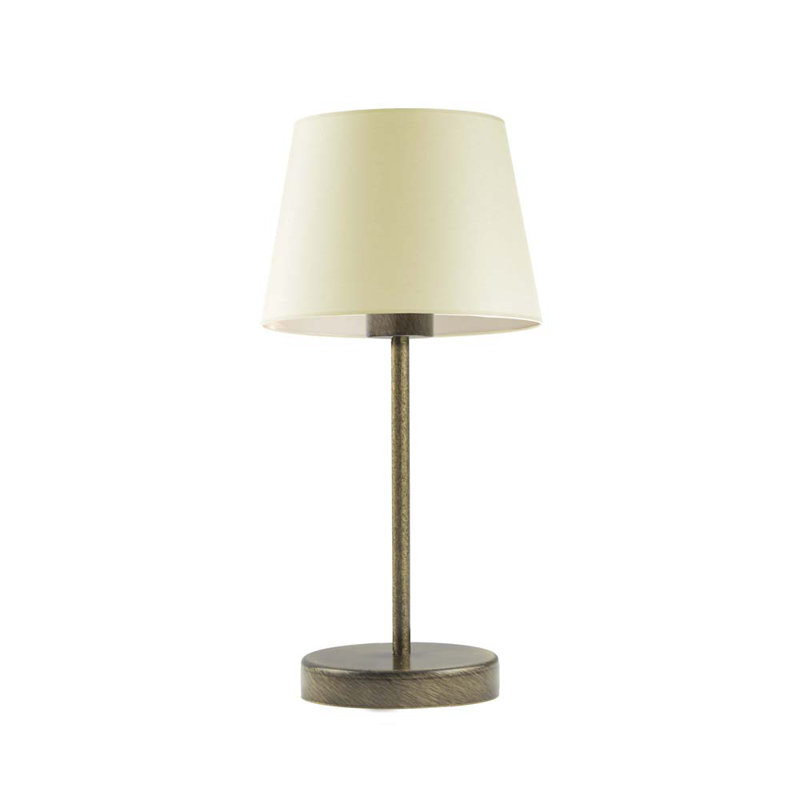 Arsens Metal Table Lamp, Ecru, Antique (Old) Gold