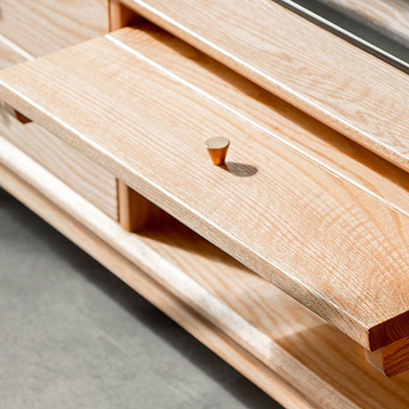 Modern simple practical TV cabinet, 82.68"