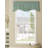 Burlap Scalloped 52'' W Window Valance-32084633
