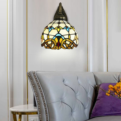 Applique murale 7,9 po style Tiffany