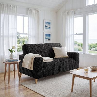 Stretchy Slipcover For Sofa – Sleek & Minimalist Style – Embrace Collection