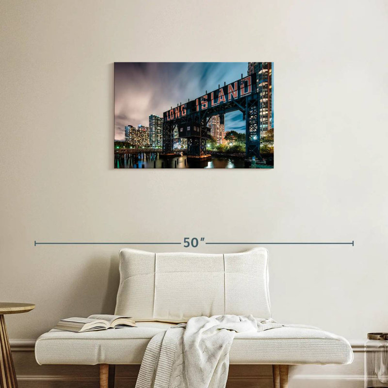 Harpa Long Island Sign, 20" H x 30" W