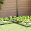 25 cm H x 10 cm W Galvanised Steel