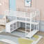 Lit mezzanine en métal avec tablettes, bureau et échelle-1386283476-1386283479