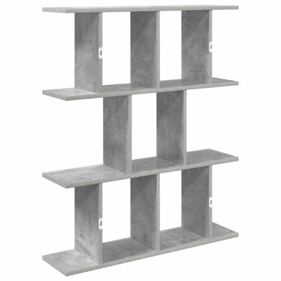  Wall Shelf with Shelf with Storage Engineered Wood Modern Wall-Mounted