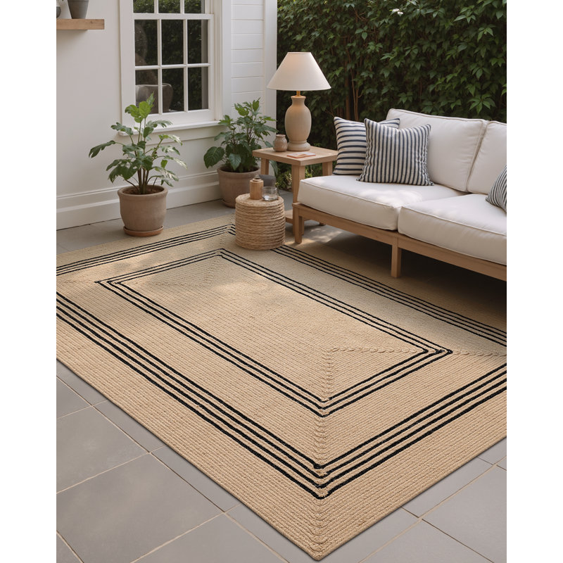 Tapis en jute tressé à la main 9 x 12, Rectangle 60" x 96"