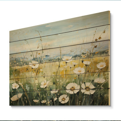 «Meadow Whispers Of Spring III» sur impression sur bois