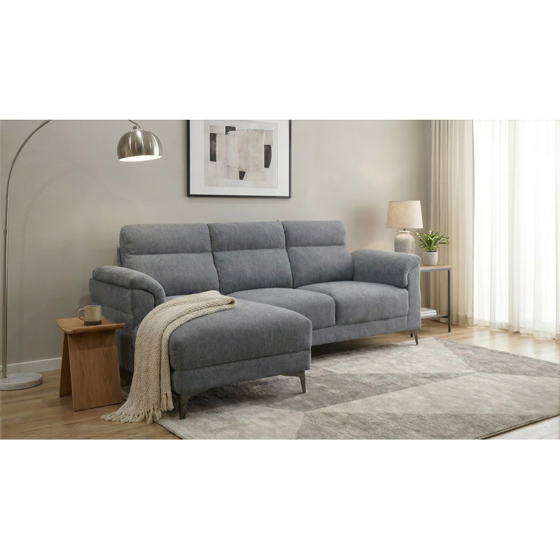 Danialle 3 Seater Sofa & Chaise, Left Hand Facing