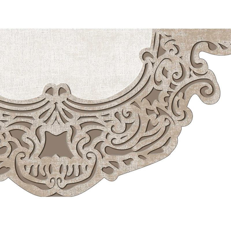 Luxurious Bathmat Set (2 Pieces), Cream Color, 19.7 x 23.6 inches & 23.6 x 39.4 inches | 100% Polyester, 1300 g/m², 0.4 in Pile Height | Non-Slip Underside, Antibacterial, Machine Washable, Perfect for Bathroom Comfort