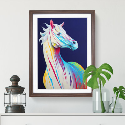 Horse Abstract - Single Picture Frame Print
