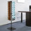 36 Pockets Metal Free Standing Magazine Rack