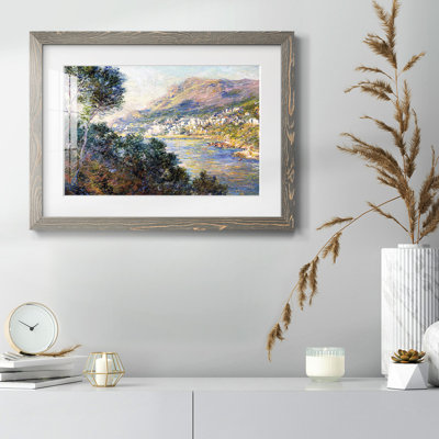 Monte Carlo Seen From Roquebrune, 1884 Framed On Paper Print