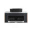 Meuble-lavabo Erba 36 pouces avec lavabo, armoire murale couleur miel avec porte-serviettes offert, lavabo ovale noir à rayures en céramique, sans bonde ni robinet, préassemblé-487096873-487096878