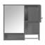 Armoire de rangement murale avec miroir 29 po x 28 po