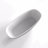 66.9 Inch Freestanding Solid Surface Soaking Bathtub