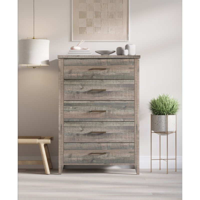 Macrae 5 Drawer 31.3" W Chest
