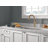 Cassidy Gold Kitchen Faucet, Kitchen Faucets with Pull Down Sprayer, Kitchen Sink Faucet, Gold Faucet for Kitchen Sink with Magnetic Docking, Lumicoat Champagne Bronze-50567592