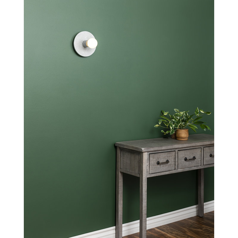 Ceramic Flush Mounted Sconce, Concrete