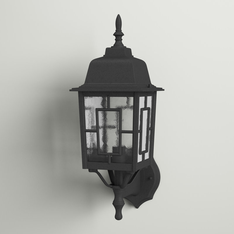 Enloe Aluminum Wall Light, Textured Black